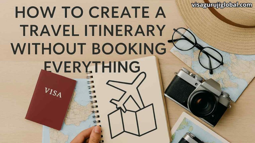 How to Create a Travel Itinerary Without Booking Everything