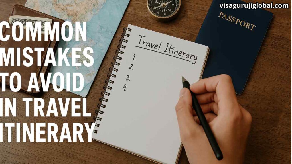 Common Mistakes to Avoid in Travel Itinerary