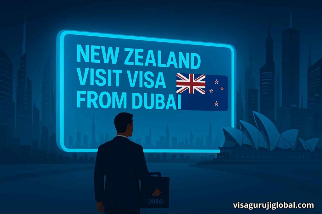 New Zealand visit visa from Dubai