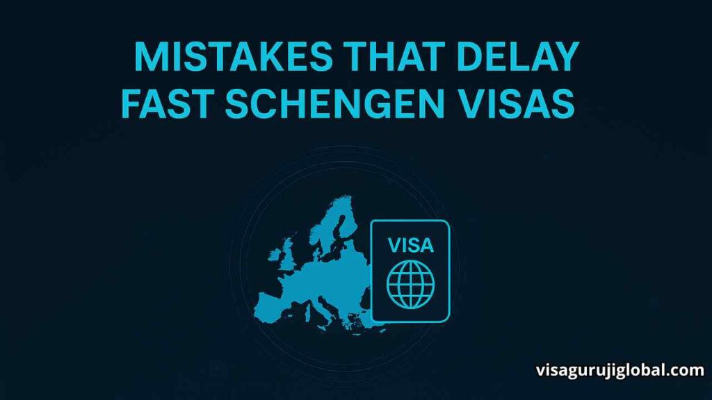 Mistakes That Delay Fast Schengen Visas